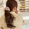 Elegant Pearl-wrapped Satin Large Intestine Hair Band, Elegant and Fashionable Headband, Hair Tie, Hair Flower and Hair Accessory