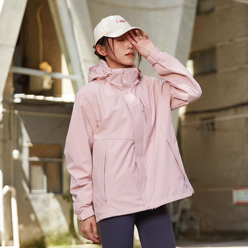 

Новая куртка для улицы 2025 года, мужская и женская куртка три-в-одном со съемной подкладкой, ветрозащитная и водонепроницаемая, альпинистский костюм, на заказ 4XL