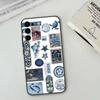 Retro Stamp   Phone Case For Samsung S25,S24,S21,S22,S23,S30,Ultra,S20,Plus,Fe,Soft Silicone Black Cover