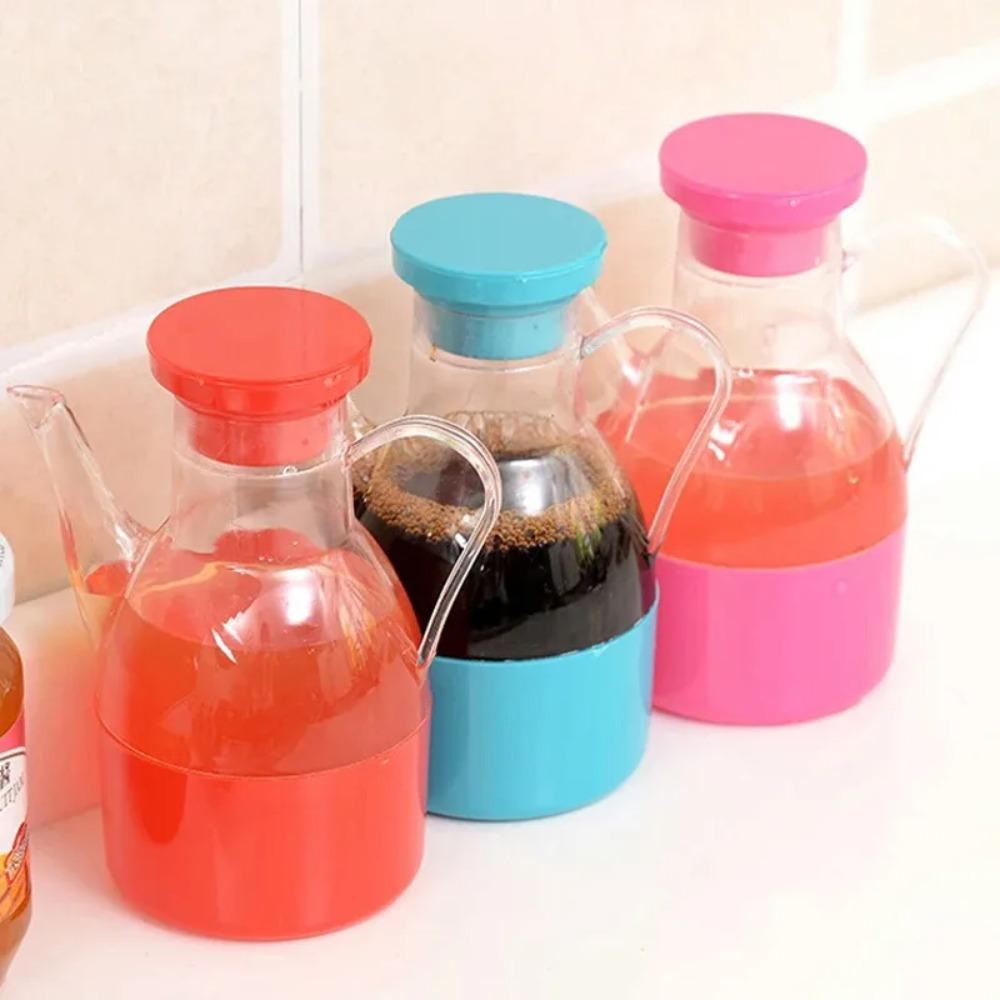 With Handle Oil Dispenser Leakproof Vinegar Bottle Transparent Gravy Boats  Restaurant
