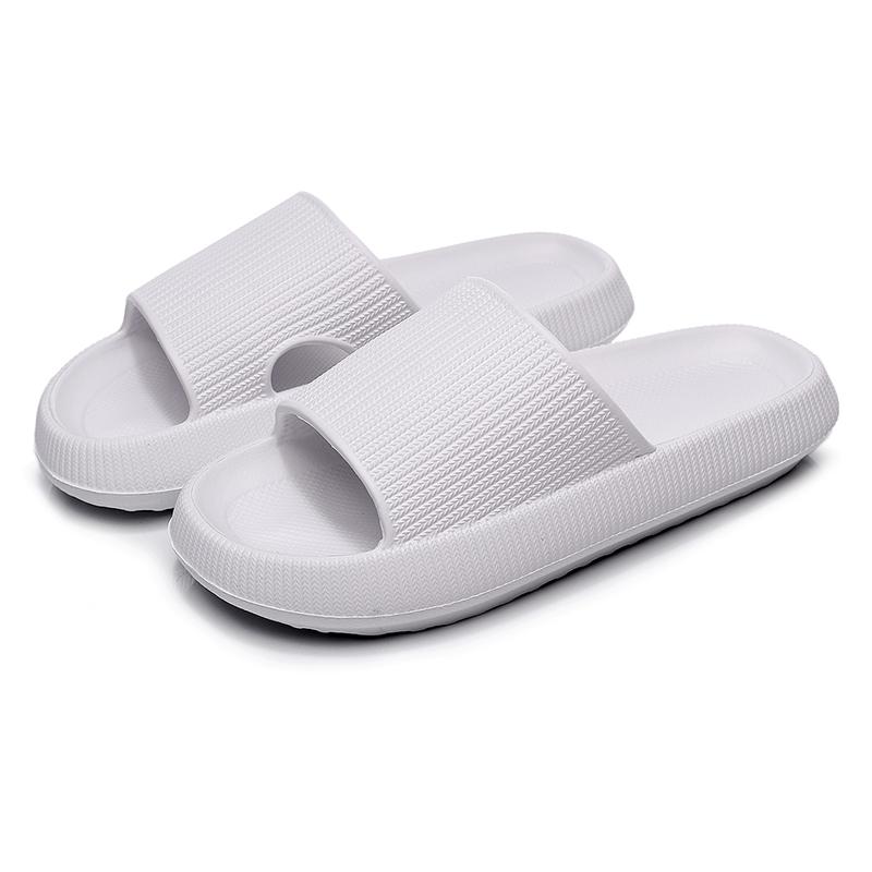 Pantofole da donna con plateau spesso, sandali da spiaggia estivi con suola morbida in Eva, per il tempo libero, da uomo, da donna, per bagno interno, scarpe antiscivolo
