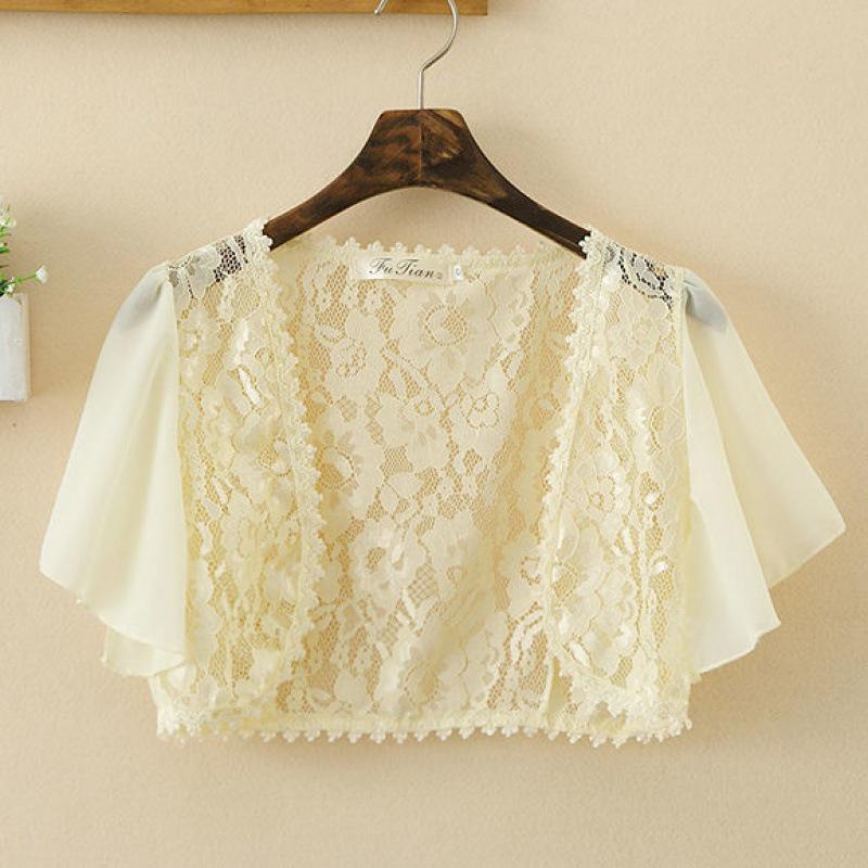 Damen Chiffon Schultertuch - Sonnenschutz Fledermaus Cardigan