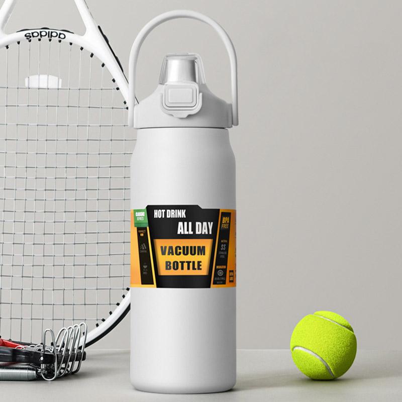 

1500 мл термобутылка из нержавеющей стали, портативный термос, большая емкость, термобутылка для воды, стакан-термос, уличные термосы 1500ml белый