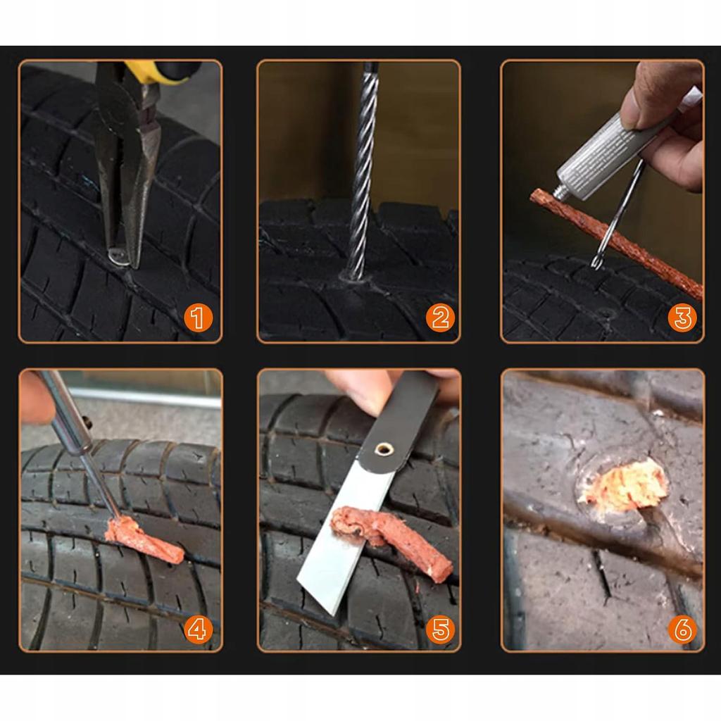 33-in-1 DIY tire repair kit