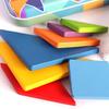 Children's Wooden Colorful Tangram Iron Box Storage Jigsaw Puzzle Puzzle Early Education Intelligence Number Letter Wooden Toys