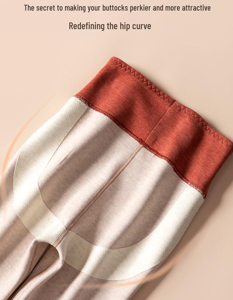 Women's German Cashmere Silk Seamless Pants: Velvet-Thick, Warm Cotton Wool for Winter/Autumn School Uniform