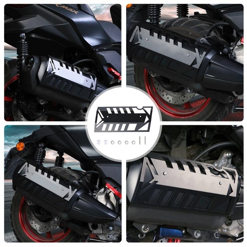 Anti Scald Motorcycle Exhaust Protections Motorcycle Exhaust Heat Protection Cover Simple Installation for XMAX300