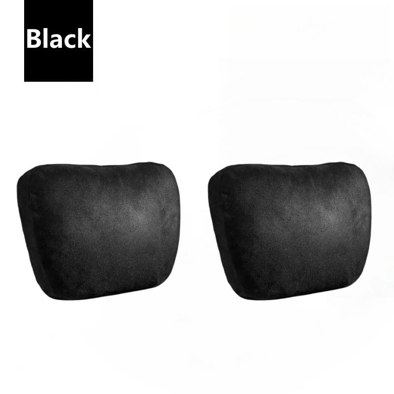 

2 шт. Высококачественная замшевая подушка для подголовника автомобиля, поддержка шеи, сиденье, мягкая, универсальная, регулируемая, подушка для шеи, высокая упругость, подушка для отдыха