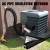 A60zfor Outdoor 2 Pack HVAC Copper Pipe Insulation Covers 3 Layers 72X10.2" Oxford AC Pipe Insulation For Outsidemay