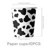 Cross-Border Spotty Cow Theme Kids' Party Supplies: Disposable Tableware, Paper Cups, and Gift Bags