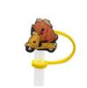 Cute Capybara 10mm Straw Cap Compatible with Stanley Cup Accessories Decoration Dustproof Straw Stopper Silicone Straw Cap