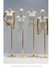 Korean Style Flat Body Female Mannequin with Wide Shoulders for Women's Clothing Display