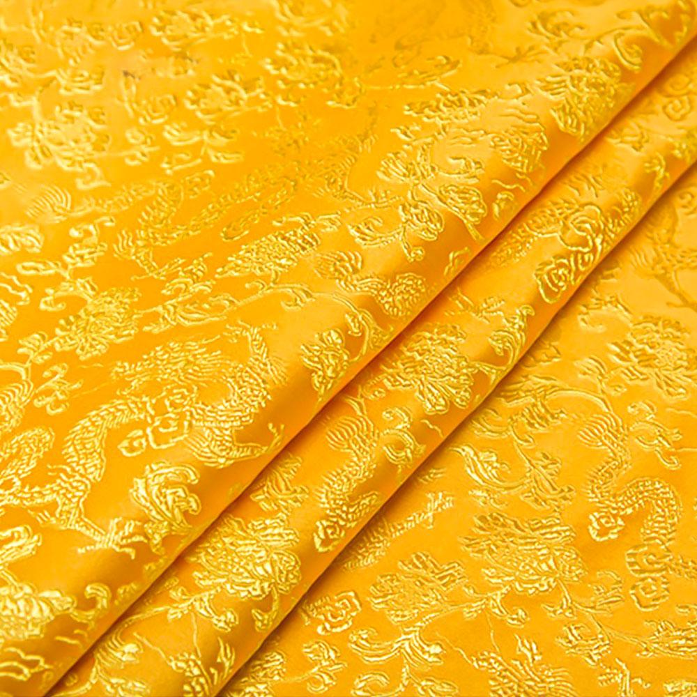 Brocade Jacquard Fabrics Embroidery Silk Dragon Pattern Costume Cheongsam Kimono Materials For Sewing Dress Bag DIY Gift Box Tie