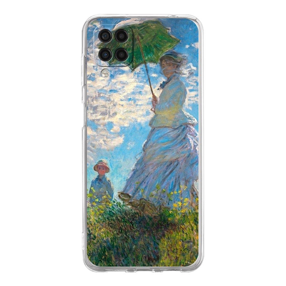 Claude Monet Art Phone Case For Samsung Galaxy A13 A33 A73 A53 A23 A51 A71 A21S A12 A31 A41 A05s A03S A15 A25 A32 5G Clear Cover
