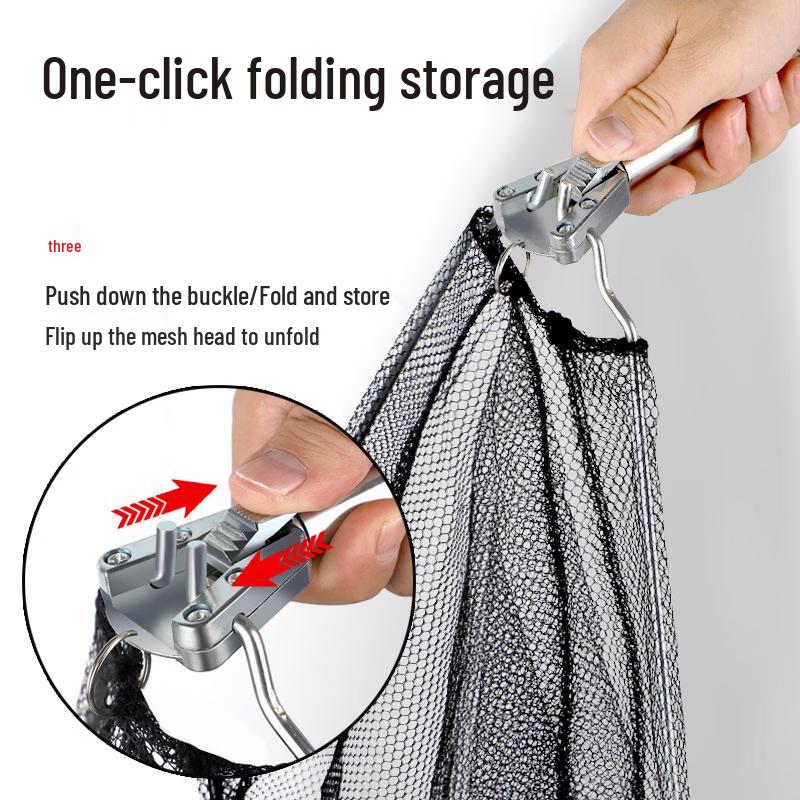 Wangfeng Carbon Fiber Folding Telescopic Fishing Landing Net