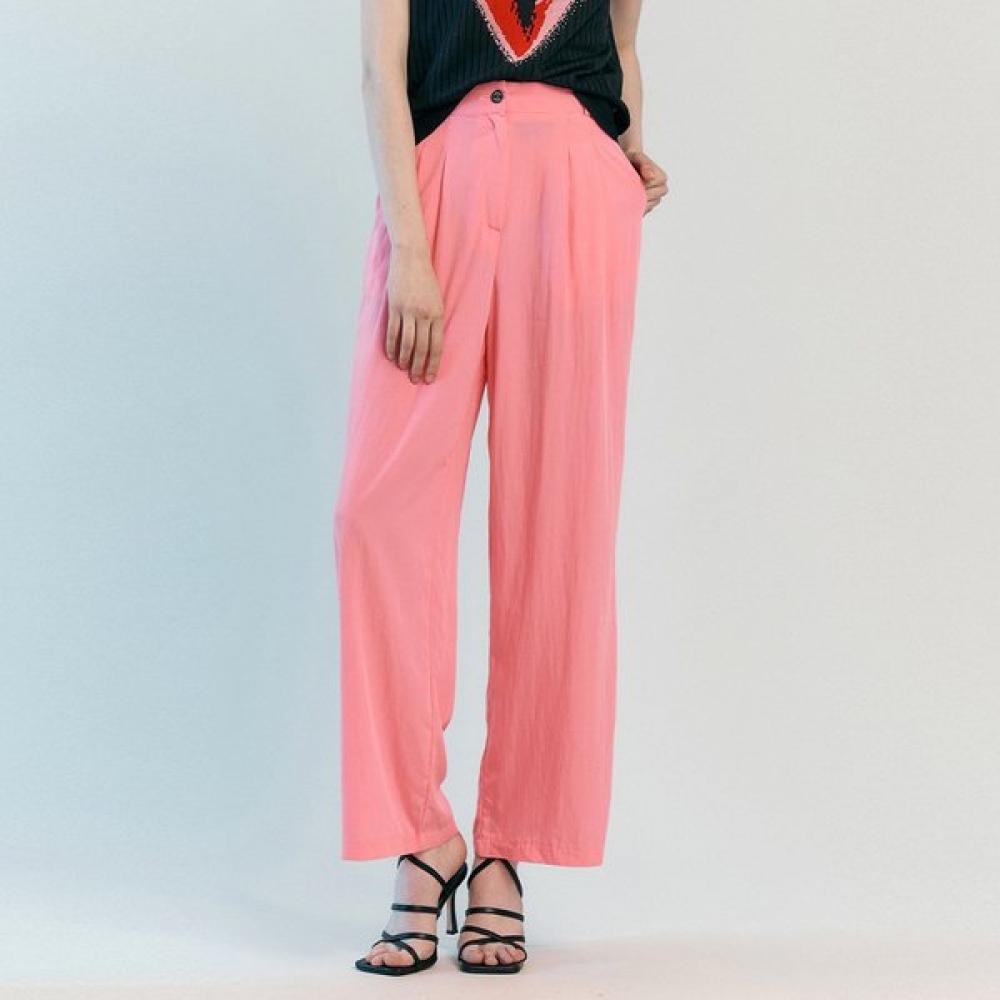 

Maxza Color Pintuck Back Banding Wide Pants Zc07ql407on Pink/FREE