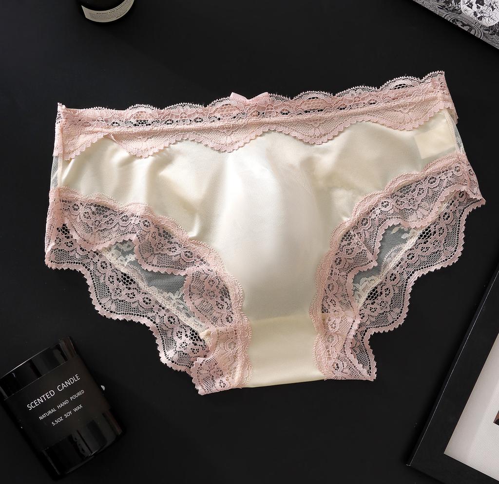 Heren Zomer Sexy Kant Kant 3D Bolle Zak Hoge Veerkracht Comfortabel Ademend Slipje