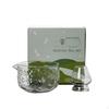 Juego de 5 Piezas de Bol de Vidrio para Matcha y Batidor Diseño con Pico Vertedor Herramientas de Bambú para Té Ceremonial Japonés