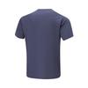 Li Ning Cooling Tea T Ice Silk Quick Dry Cool Solid Color Round Neck Casual Sports Short Sleeve T-Shirt Men Tops Mushan-Blue ATSU731-2