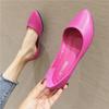 Fashion Soft soled shallow mouth spring pointed women's flat shoes are casual fashionable simple comfortable single women's shoes