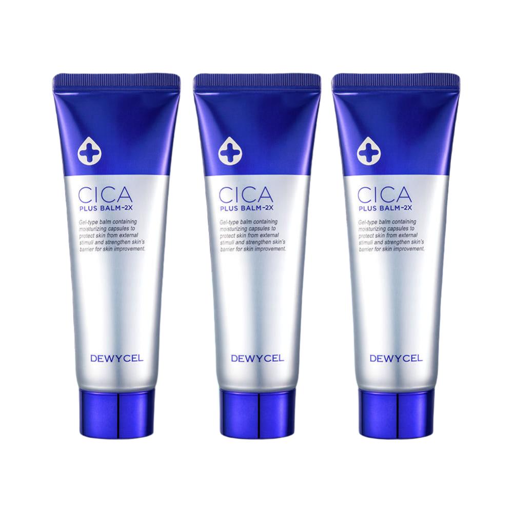 DEWYCEL Edible Cica Cream Triple Set 50ml + 50ml + 50ml Intensive Soothing and Barrier Repair Calming Cream