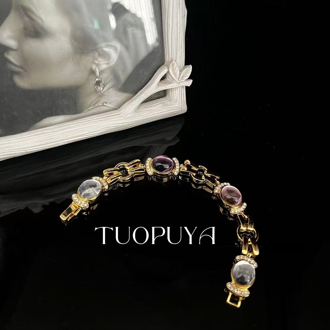 Cat s Eye Diamond Rhinestone Luxurious Bracelet