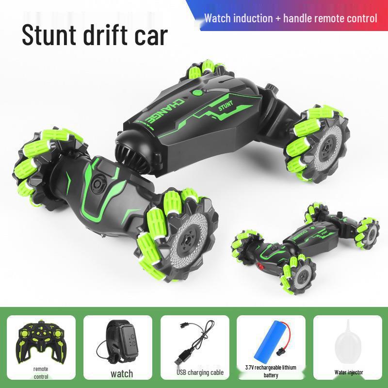Gesture-Controlled Drifting Stunt Car with Lights & Spray - Off-Road Electric Toy for Kids
