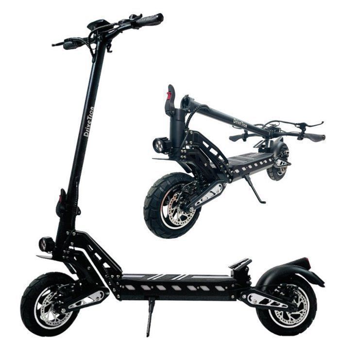 Trottinette Électrique Pliable - DriveTron DT10 - Moteur 1400 W - Batterie 48 V 15,6 Ah - Autonomie 40-50 Km - 10'' Pouces - NFC