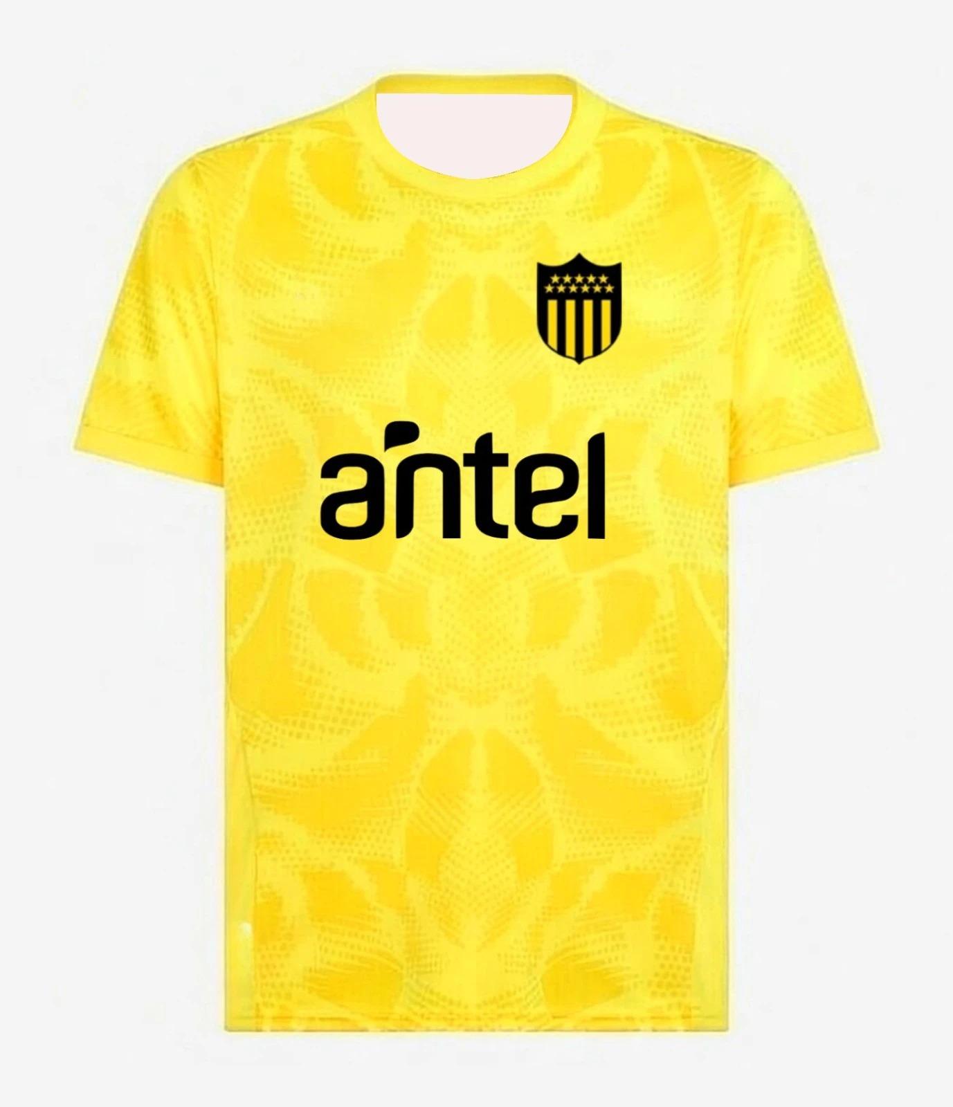 

25-26 CA Peñarol Home Football Jersey Training Set Summer Sports Quick Dry Men s T-Shirt Clothing Tee Breathable Short Sleeve S білий
