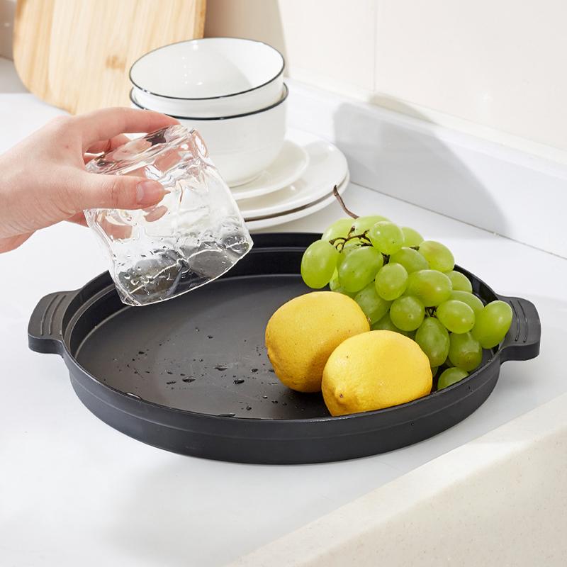 Folding Heating Covers Food Splash-Proof Microwave Cover Multi-Function Microwave Tray With Bottom Fresh-Keeping Cover Tool