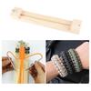 Bransoletka paracord zestaw przyrządów do tkania drewniana opaska na nadgarstek naszyjnik Maker DIY Craft Fixing Tool