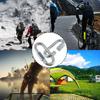 Connect Hook Stainless Steel Connecting Ring Quick Chain Link Track Climbing Mountaineering Carabiner Insurance Buckle M4/6/8/10