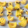 10 Pièces Mini Fruits Simulation 3D Banane Emballage Indépendant Style Kawaii Maison de Poupée Cuisine Téléphone Portable Accessoires Bricolage