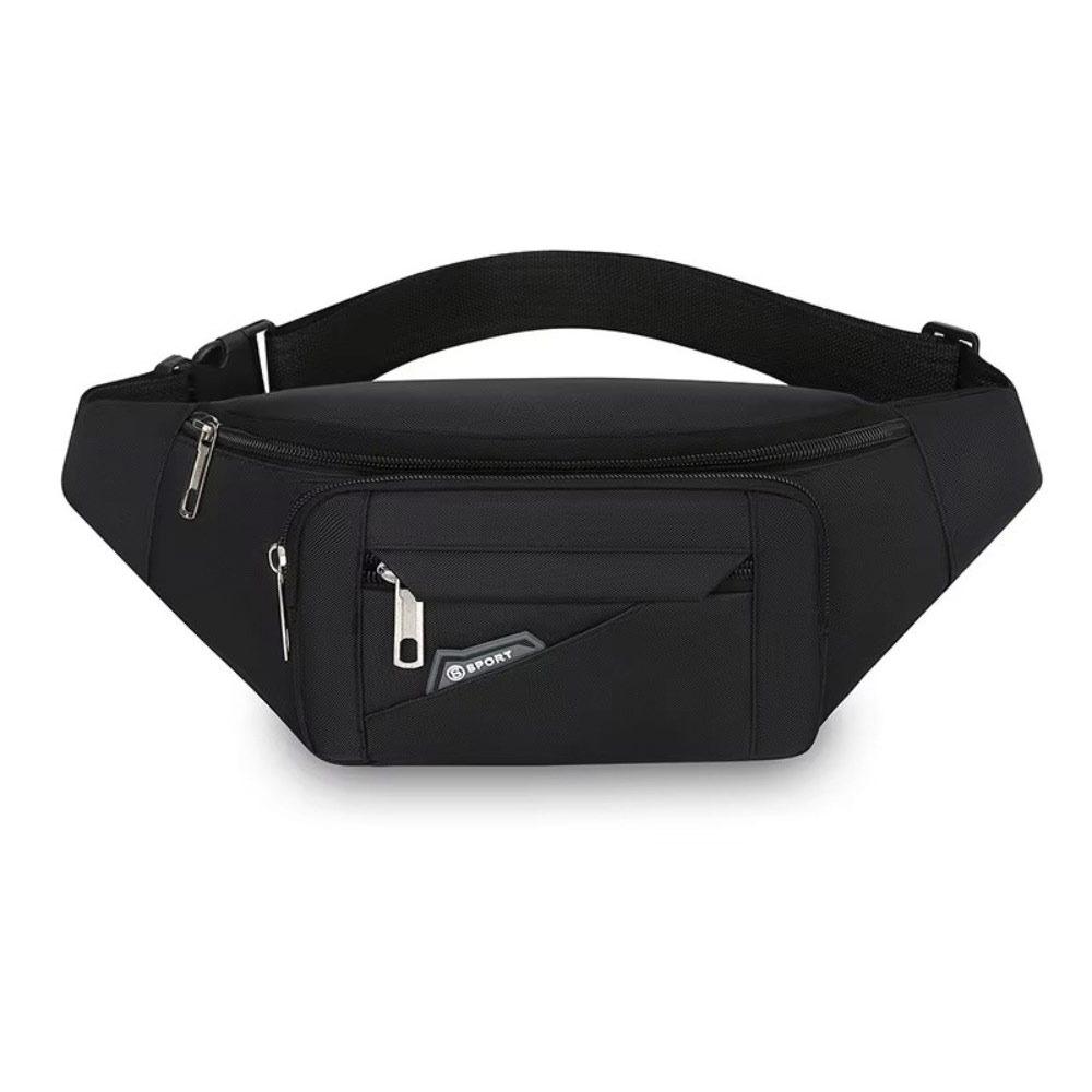 Fashion Nylon Men's Chest Bag Waterproof Anti-theft Waist Bag Large-capacity Wear-Resistant Shoulder Bag Unisex