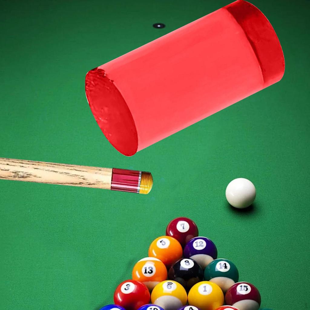 Acrylic Pool Cue Tip, Easy to Install, High Performance, Portable, Billiard Accessories