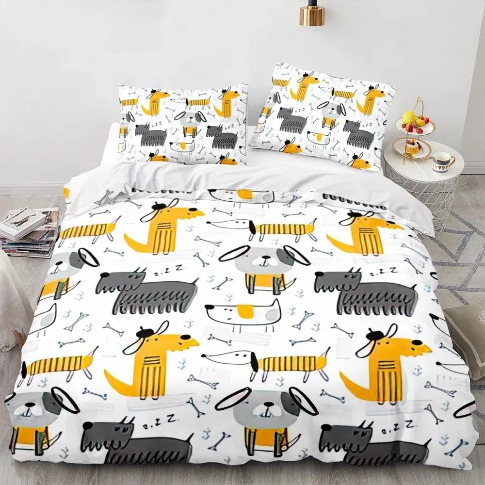 Shiba Inu Dog Bedding Set Animal Dogs Duvet Cover Double King Twin Single Bed Sets For Kids Boys Decor Home Custom Bed Linen