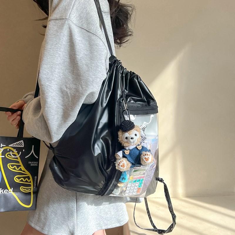 2025 new large-capacity niche design storage bag lightweight personalized commuting spring casual simple backpack