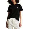 Polo Ralph Lauren Loose Fit Cotton Crew Neck T-Shirt Women tops Black 211967104-002