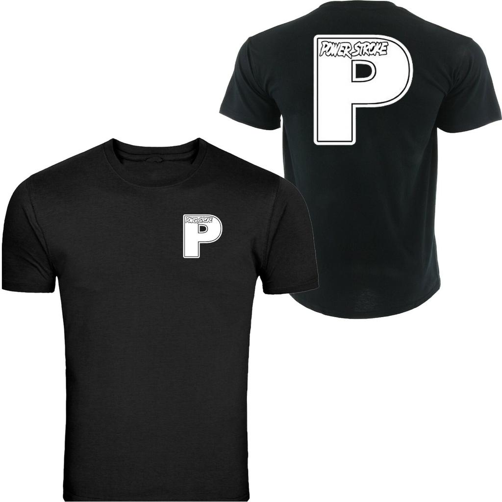Powerstroke White Diesel Power Front and Back Ford Power Stroke T Shirt Tee