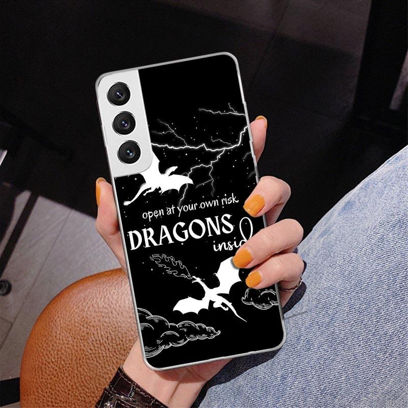 F-Fourth W-Wing Dragon Phnoe Case for Samsung Galaxy S26 S25 Edge S23 S24 Ultra S22 Plus S21 S20 FE Unique Cover Soft Coque Gala