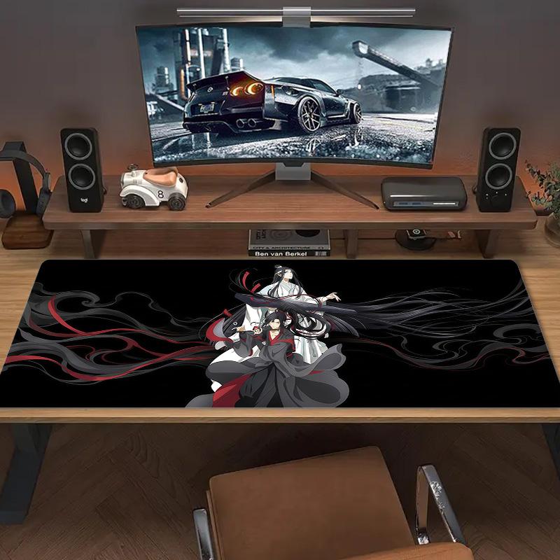 Dragon Phoenix Color Mouse Pad Large Gaming Table Cushion Non-slip Laptop Tablet Big Mousepad XXL Mat Mini PC Playmat With Lock edge