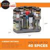 Spice Spinner TwoTiered Spice Organizer and Holder That Saves Space Keeps Everything Neat Organized and Within Reach With Dual