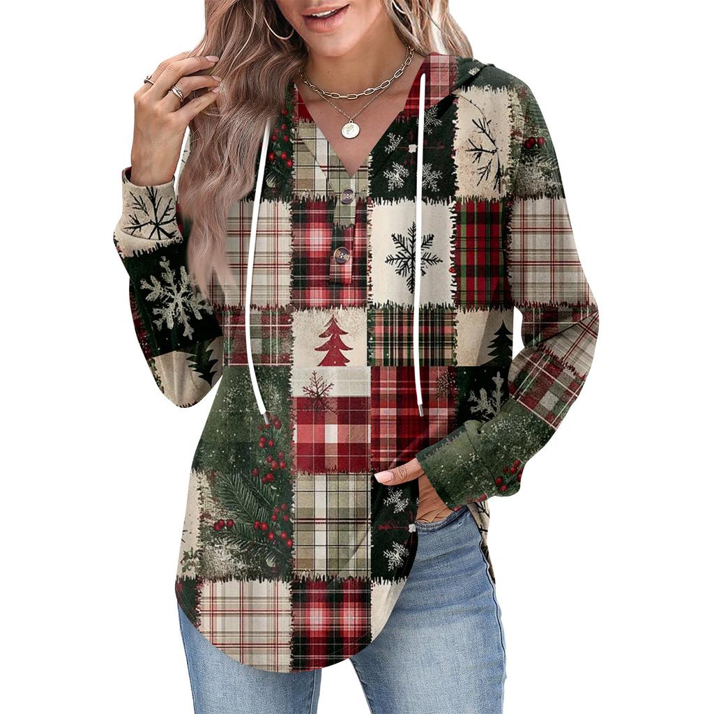 Women's Fashion Women's Lightweight Long Sleeve Pullover With Pockets Preppy Graphic Hoodie