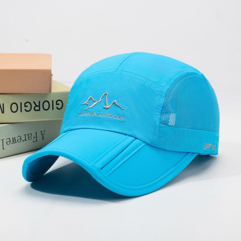 Cappellino da Baseball Pieghevole Estivo da Uomo e Donna con Ampia Visiera per la Corsa all'Aperto