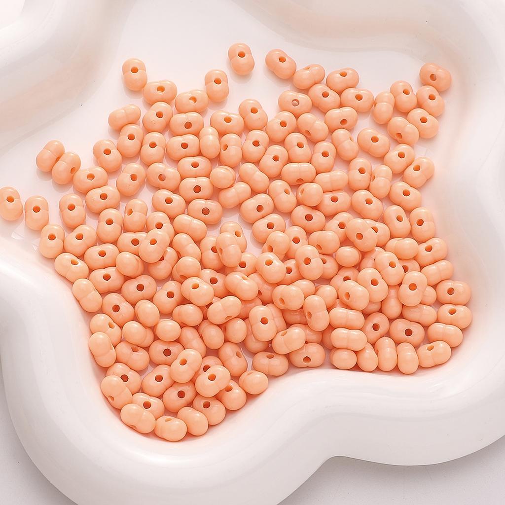 Handmade Bracelet Beads 8x5mm Solid Color Beads Light Peanut Beads Acrylic Millet Beads Loose Beads Beads Handmade Diy Accessories Strings Bracelets