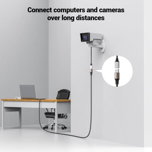 MOGOOD Przedłużacz USB Kabel USB 3.0 Męski do Męskiego (3m) Kabel USB do USB Kompatybilny z obudową HDD, aparatem, tabletem graficznym, TV boxem, aparatem,