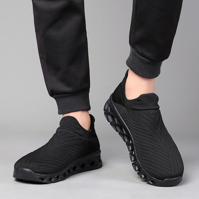 Мужская модная дышащая легкая уличная обувь для спорта и отдыха большого размера — фото 11