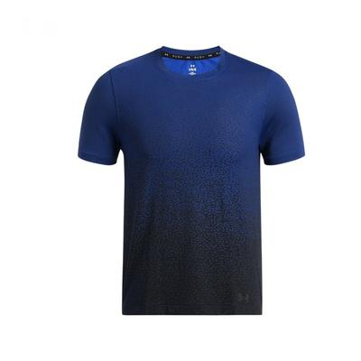 Vanish Elite Seamless Fashion Gradient Sports Short Sleeve T-Shirt Men Tops Tech-Blue 1385805-432