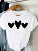 2025 New Watercolor Lovely Flamingo Women Short Sleeve Fashion Summer Top Casual Trend Tshirt Travel Graphic T-Shirt Lady Tee