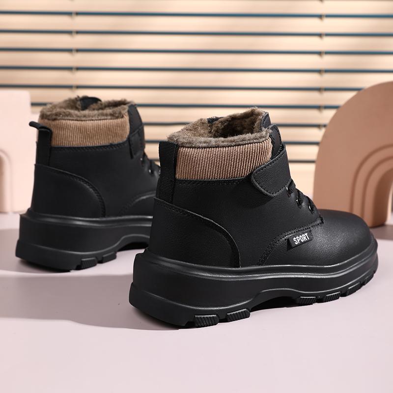 Kid's Winter Boots  Plus Velvet Plus Cotton Snow Boots Outdoor High Warm Girls Winter Boots  Kids Winter Boots